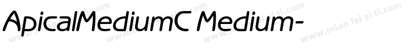 ApicalMediumC Medium字体转换